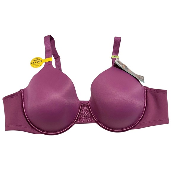 Vanity Fair Beauty Back Bra 44B Raspberry Haze Full Coverage Underwire NWT - Picture 1 of 7